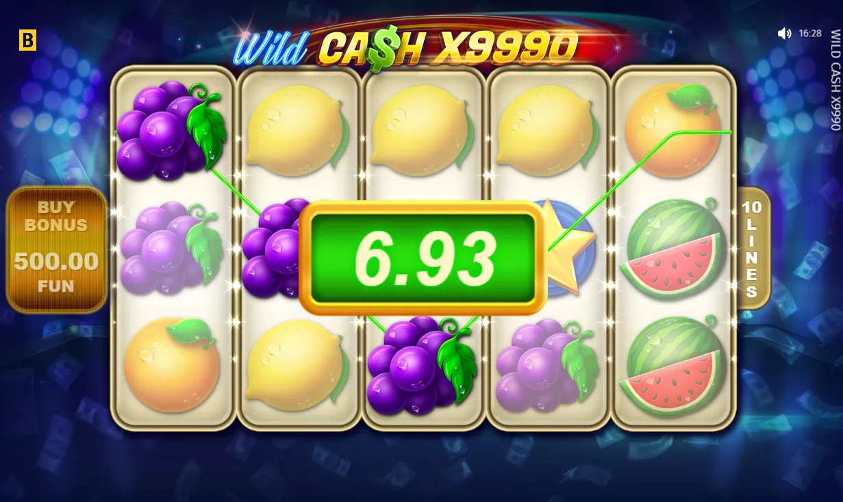 Wild Cash X9990 demo